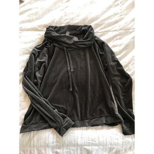 Cowl Neck Athletic Long Sleeve Top